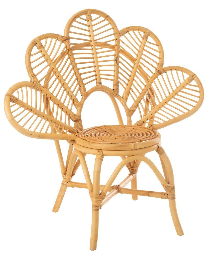Levně Přírodní ratanová židle Flower Rattan Natural - 97*54*95 cm 11259