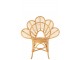 Přírodní ratanová židle Flower Rattan Natural - 97*54*95 cm