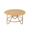 Přírodní ratanový konferenční stolek Balia Rattan Natural L - Ø 80*44 cmBarva: Přírodní Materiál: ratan Hmotnost : 3,85kg 