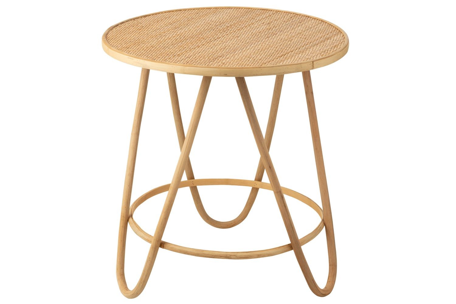 Přírodní ratanový odkládací stolek Balia Rattan Natural M - Ø 60*64 cm
