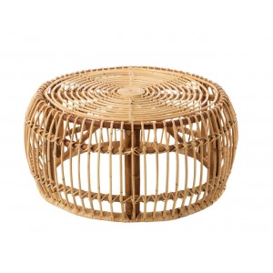 Přírodní ratanový konferenční stolek Ana Rattan Natural - Ø 85*39 cm