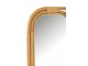 Přírodní ratanové zrcadlo se žebříkem Ellen Rattan Natural - 80*3*180 cm