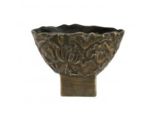 Bronzová antik kovová váza Palesa antique bronze - 34*13*24 cm