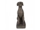 Šedá dekorace socha pes Dog Modern - 44*26*73 cm
