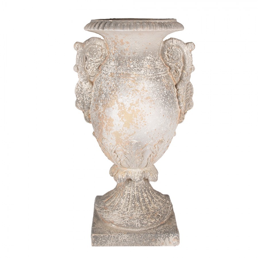 Béžový antik květináč v barokním stylu Baroque - 34*26*60 cm