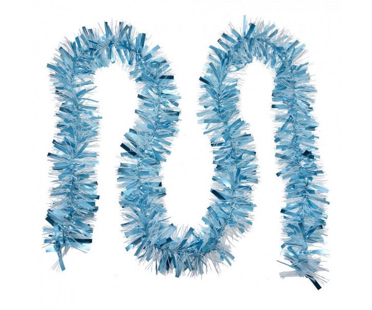 Vánoční girlanda 200 cm modrá plast - Christmas Clayre & Eef