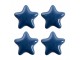 Set 4ks modrá úchytka hvězda - Ø 4* 3/6 cm