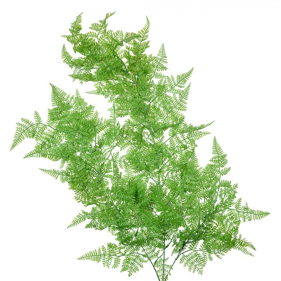 Levně Zelená umělá převislá rostlina kapradí - 10*5*80 cm 5PL0083