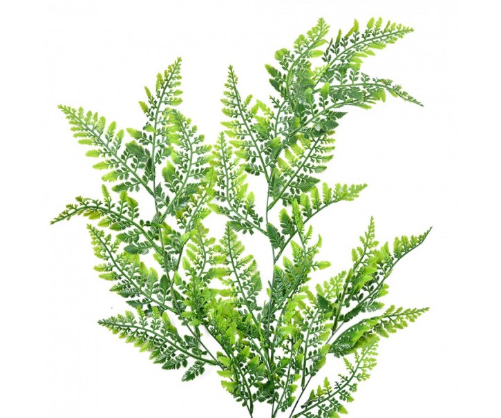 Zelená umělá převislá rostlina kapradí - 75 cm Clayre & Eef