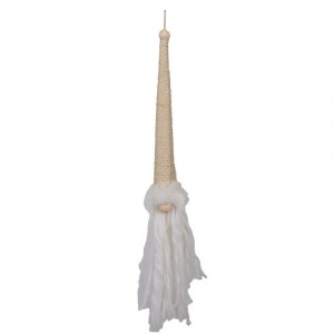 Béžová závěsná dekorace skřítek Gnome - 6*6*48 cm