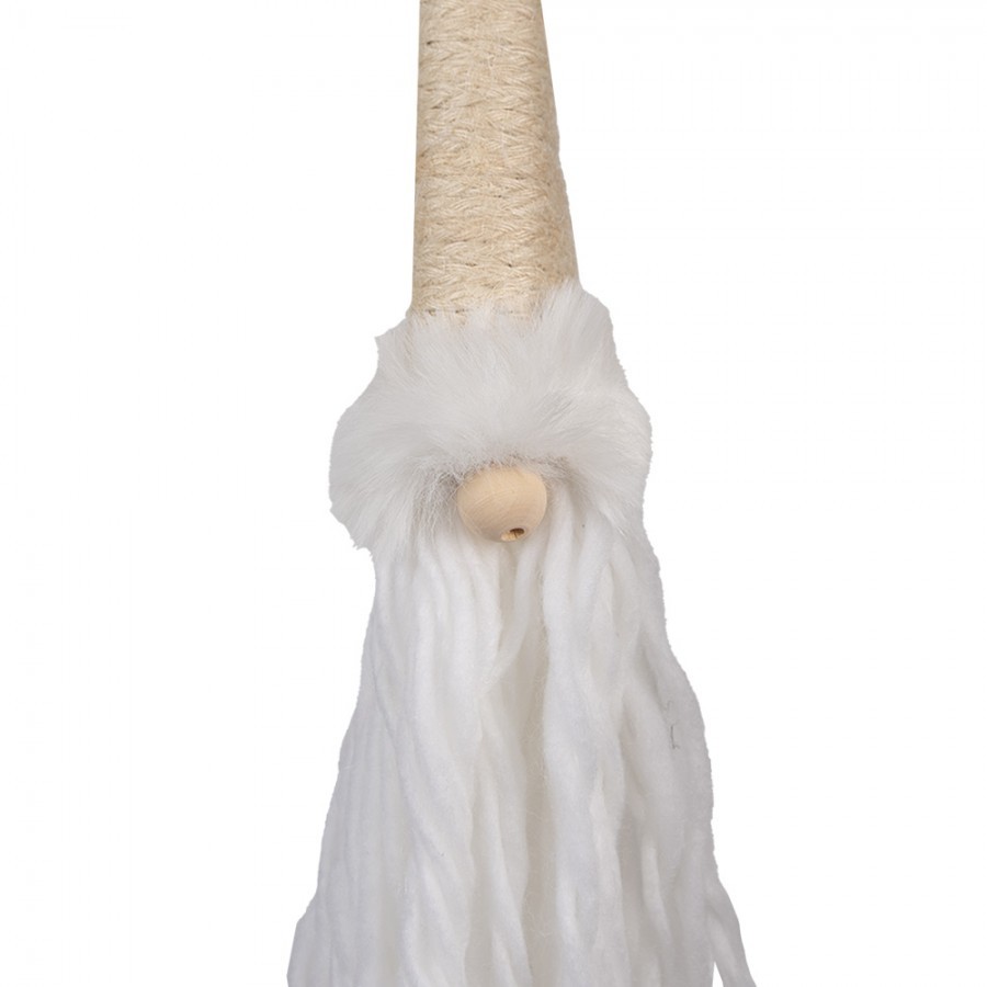 Béžová závěsná dekorace skřítek Gnome - 6*6*48 cm
