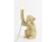 Zlatá stolní lampa s opičkou Monkey XS - 13*12*23 cm/40W