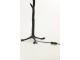 Designová čČerná stolní lampa s peříčky FEATHER - Ø 65*68 cm