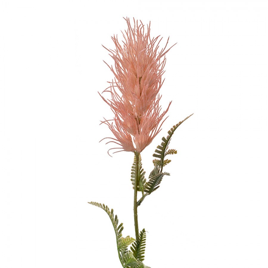 Dekorace umělá květina s růžovým květem - 5*5*60 cm