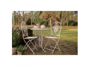 Béžový keramický obal na květináč s růžemi Rosina S - Ø16*14 cm