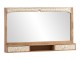 Koupelnové nástěnné dřevěné zrcadlo Dehli - 130*15*75 cm 