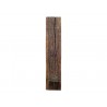 Dřevěný nástěnný svícen Grimaud Unit - 12*10*43 cm Barva: hnědá antik Materiál: recyklované dřevo, kov