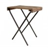  Hnědý odkládací dřevěný stůl Grimaud School Table - 61*45*70 cm Materiál : recyklované dřevoBarva : hnědá s patinou 
