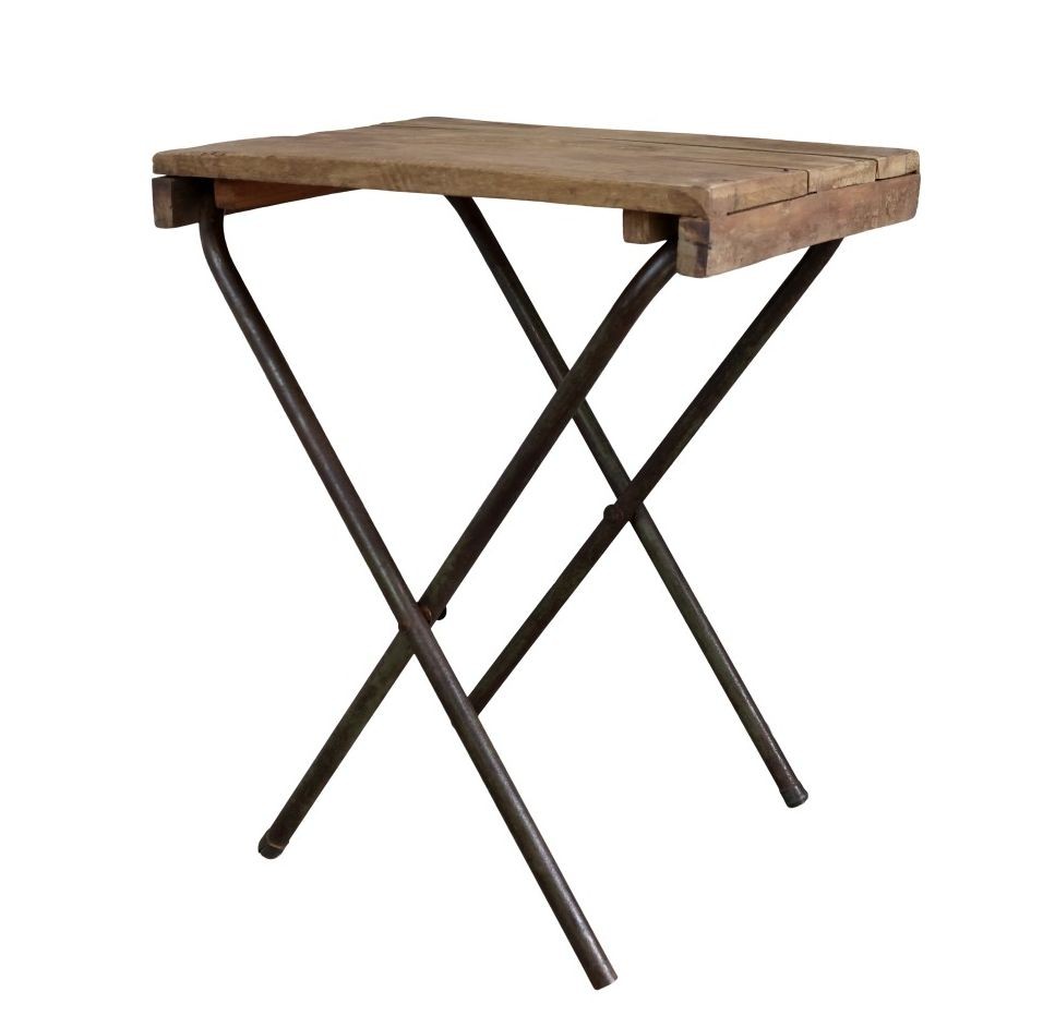 Hnědý odkládací dřevěný stůl Grimaud School Table - 61*45*70 cm 41070200