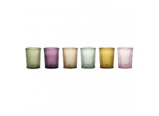 Sada 6ks barevných skleniček Saint-Émilion - Ø8*10cm / 260ml