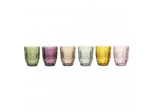 Sada 6ks barevných skleniček Saint-Émilion zúžené - Ø8*10cm / 330ml