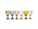 Sada 6ks barevných skleniček na víno Saint-Émilion oval - Ø8*17cm / 310ml