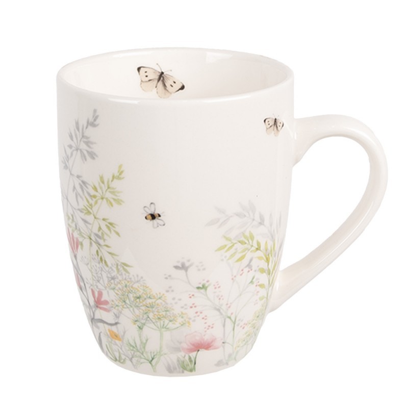 Hrnek s lučními květy Wildflower Fields - 12*8*10 cm / 350 ml
