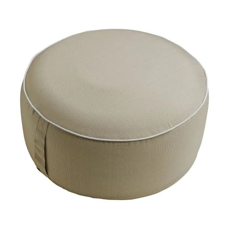 Venkovní nafukovací puf St. Maxime Taupe - Ø 55*25 cm