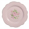 Růžový dezertní talíř s růžičkami Sweet Roses I - Ø 20*2 cmBarva: bílá off, růžová, zlatáMateriál: porcelánHmotnost: 0,27 kg
