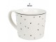Bílý hrnek se srdíčky Lovely Day - 12*8*7 cm / 275 ml Clayre & Eef