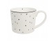 Bílý hrnek se srdíčky Lovely Day - 12*8*7 cm / 275 ml Clayre & Eef