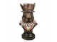Figurka králíka 35 cm Polyresin zlaté barvy - 19*16*35 cm Clayre & Eef