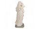Béžová antik socha panenky Marie s Ježíškem - 22*17*55 cm