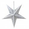 Bílá závěsná vánoční papírová hvězda L - 60*18*60 cm Barva: BíláMateriál: PapírHmotnost: 0,06 kg