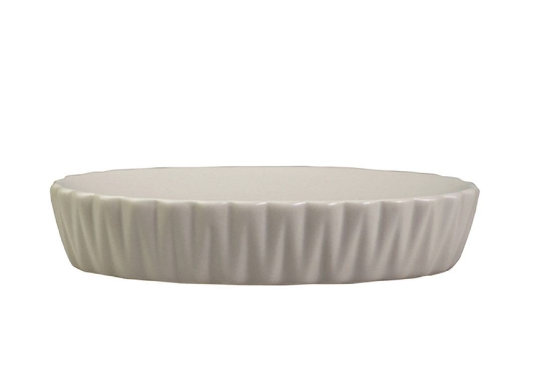 Latté porcelánová miska na mýdlo Diamond - 13*9*2.5 cm