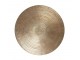 Zlatý antik kovový podnos Larre antique - Ø 57*5 cm