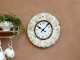 Nástěnné hodiny s květinami Flowers de Provence – 34*3cm/ 1*AA