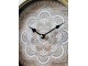 Přírodně - krémové nástěnné hodiny Mandala – 40*7*50 cm / 1*AA
