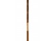 Modrý slunečník s třásněmi a dřevěnou tyčí Dayu Wood - ∅ 200*260 cm