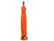 Oranžový slunečník s třásněmi a dřevěnou tyčí Dayu Wood - ∅ 200*260 cm
