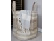 Béžovo-hnědá košíková jutová taška Beach Bag - 40*40*60 cm