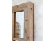 Přírodní antik nástěnné zrcadlo z recyklovaného dřeva Cilla - 100*5*200 cm
