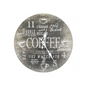 Mocca nástěnné hodiny Coffee – 34*3cm/ 1*AA