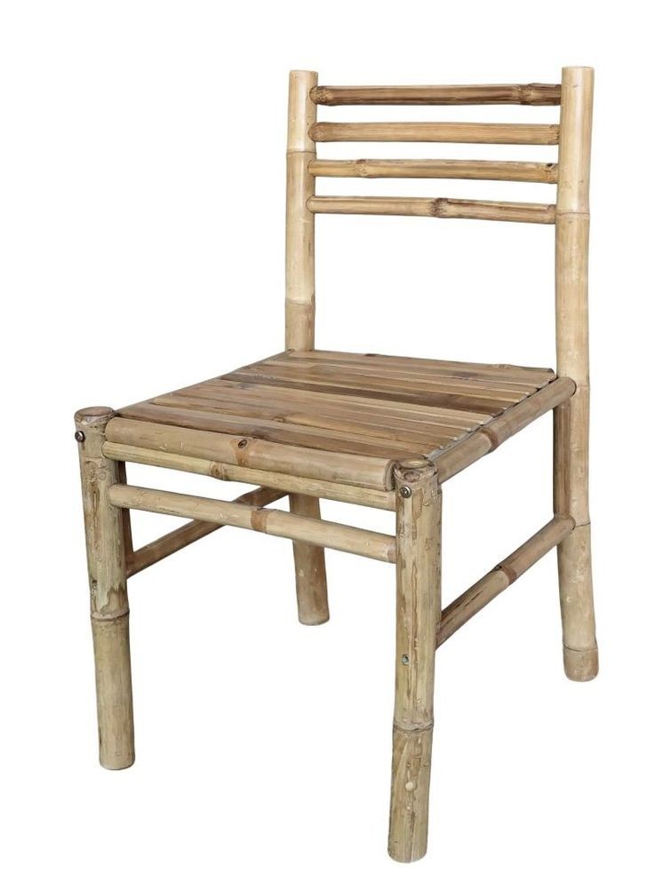 Přírodní bambusová židle Bamboo Lyon - 45*45*81 cm Chic Antique
