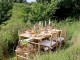 Přírodní bambusový stůl Bamboo Lyon - 150*80*76 cm