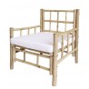 Přírodní bambusové křeslo Bamboo Lyon - 67*67*80 cm