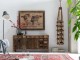 Dřevěný antik příborník Madurai - 150*40*75 cm