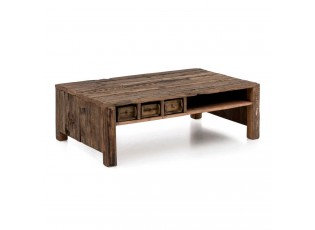 Dřevěný antik konferenční stolek Madurai - 125*75*40 cm