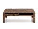 Dřevěný antik konferenční stolek Madurai - 125*75*40 cm
