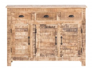 Dřevěná komoda Caribou z mangového dřeva - 122*42*90 cm